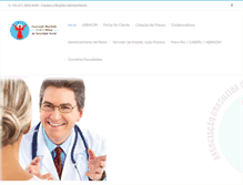 Tablet Screenshot of abracim.com.br